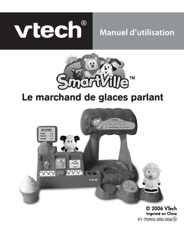 Guide utilisation VTECH LE MARCHAND DE GLACE PARLANT  de la marque VTECH