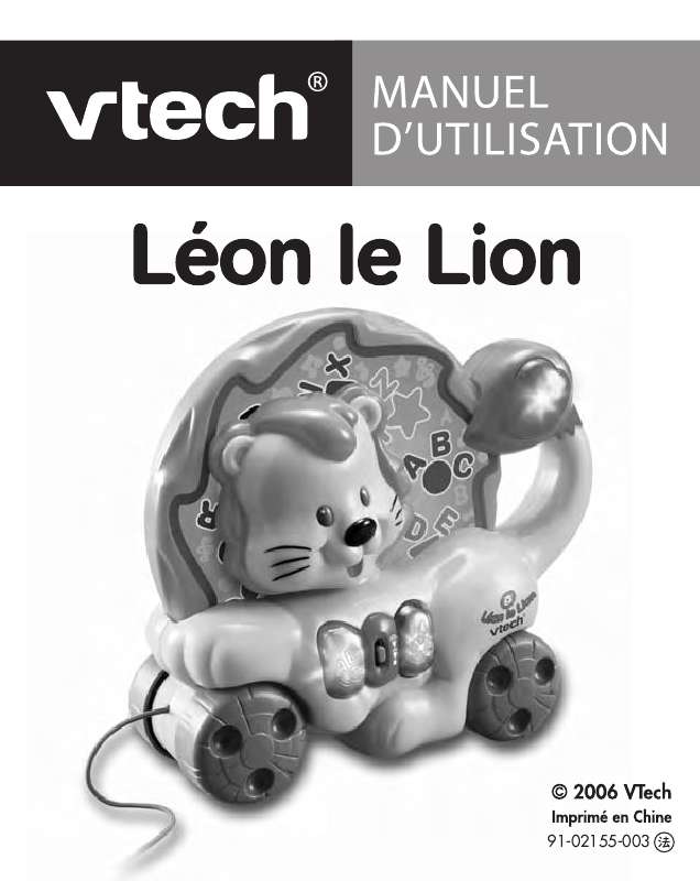 Guide utilisation VTECH LEON LE LION  de la marque VTECH