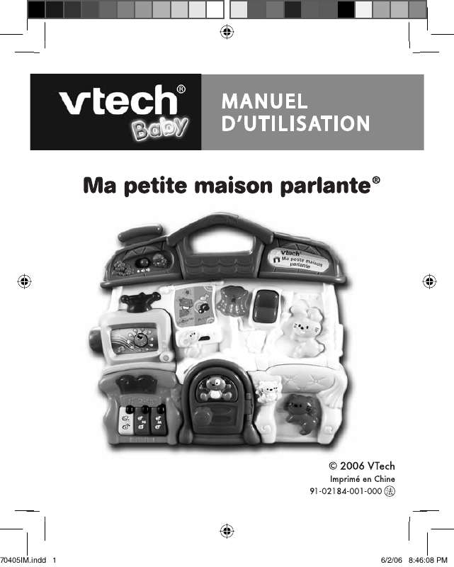 Guide utilisation VTECH MA PETITE MAISON PARLANTE  de la marque VTECH
