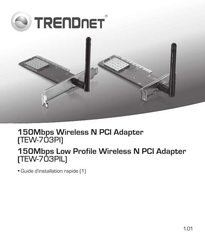 Guide utilisation TRENDNET TEW-805UB  de la marque TRENDNET