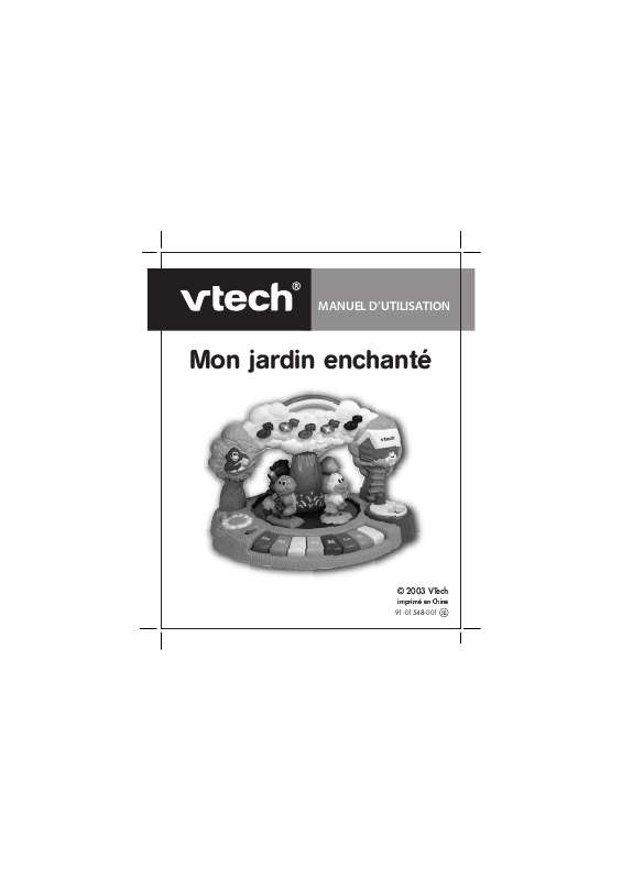 Guide utilisation VTECH MON JARDIN ENCHANTE  de la marque VTECH