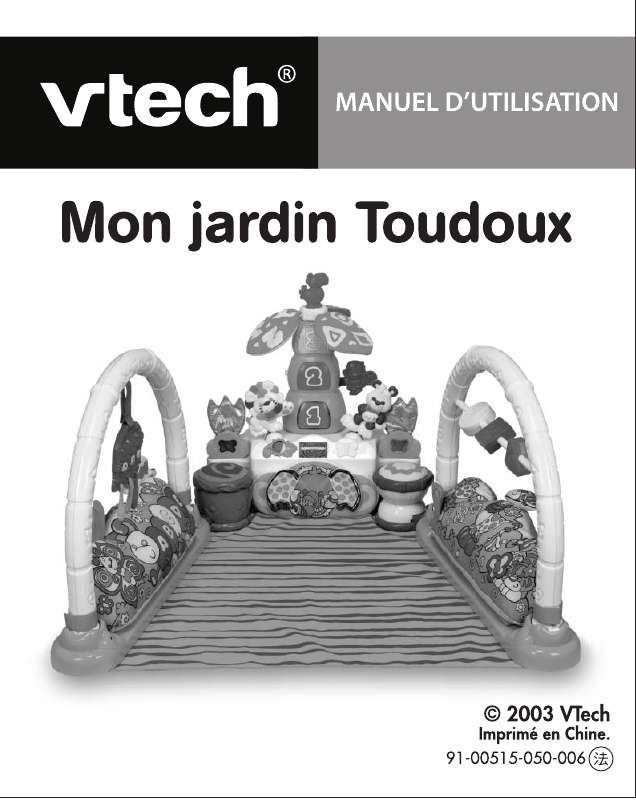 Guide utilisation VTECH MON JARDIN TOUDOUX  de la marque VTECH