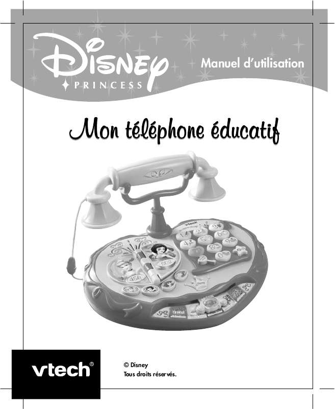 Guide utilisation VTECH MON TELEPHONE EDUCATIF  de la marque VTECH
