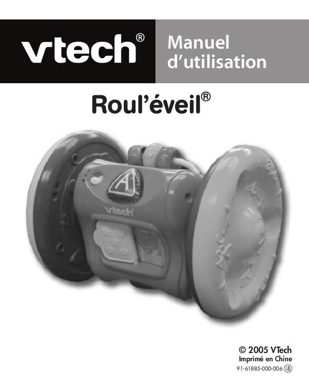 Guide utilisation VTECH ROUL EVEIL  de la marque VTECH