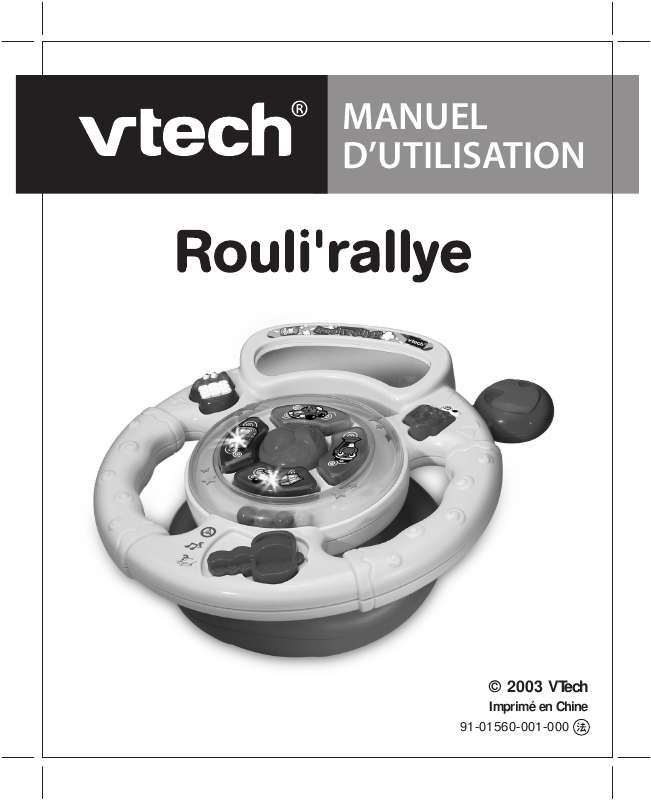 Guide utilisation VTECH ROULI RALLYE  de la marque VTECH
