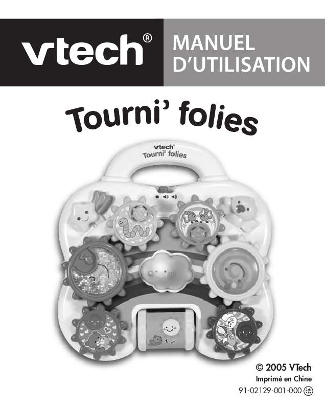 Guide utilisation VTECH TOURNI FOLIES  de la marque VTECH