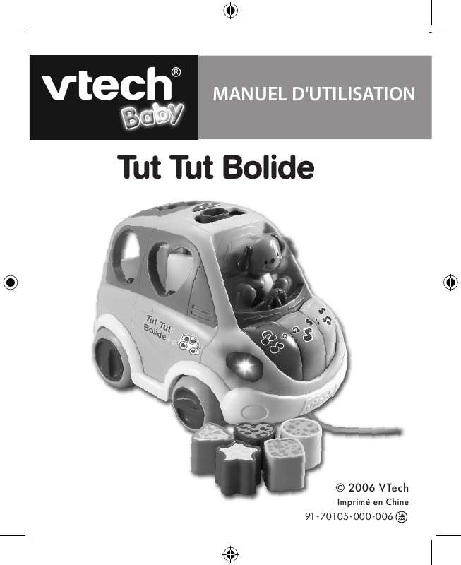 Guide utilisation VTECH TUT TUT BOLIDE  de la marque VTECH