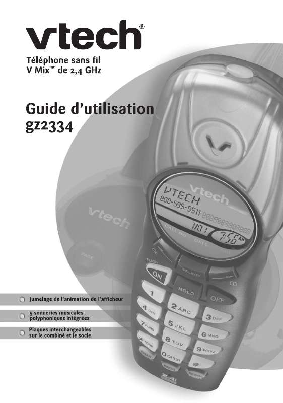 Guide utilisation VTECH VT 2334  de la marque VTECH