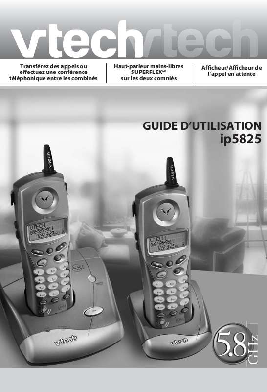 Guide utilisation VTECH VT 5825  de la marque VTECH