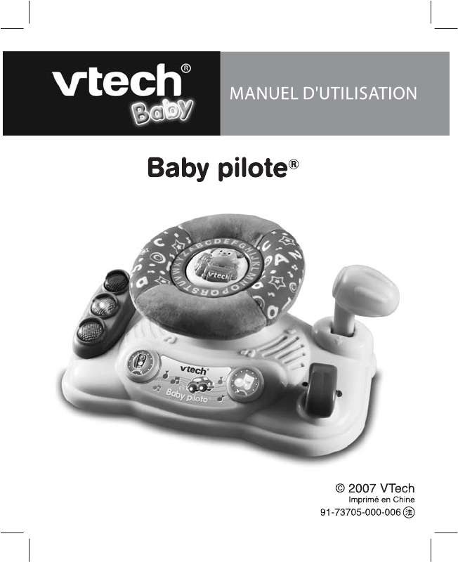 Guide utilisation VTECH BABY PILOTE  de la marque VTECH