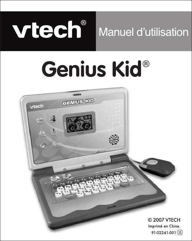 Guide utilisation VTECH GENIUS KID  de la marque VTECH