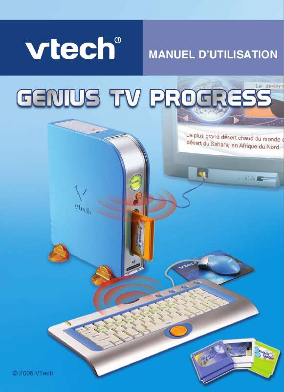 Guide utilisation VTECH GENIUS TV PROGRESS  de la marque VTECH