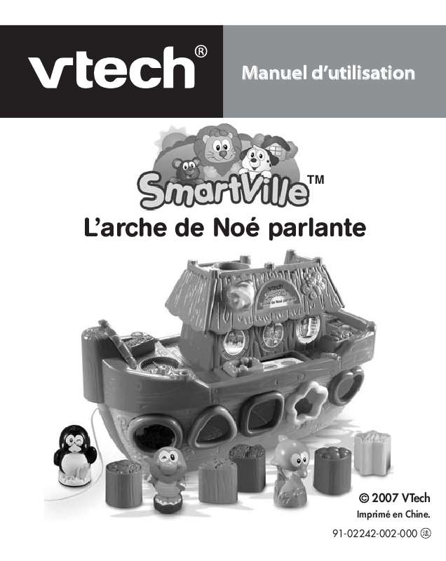 Guide utilisation VTECH L ARCHE DE NOE PARLANTE  de la marque VTECH
