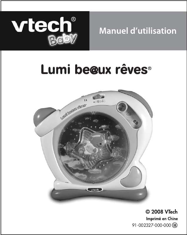 Guide utilisation VTECH LUMI BEAUX REVES  de la marque VTECH