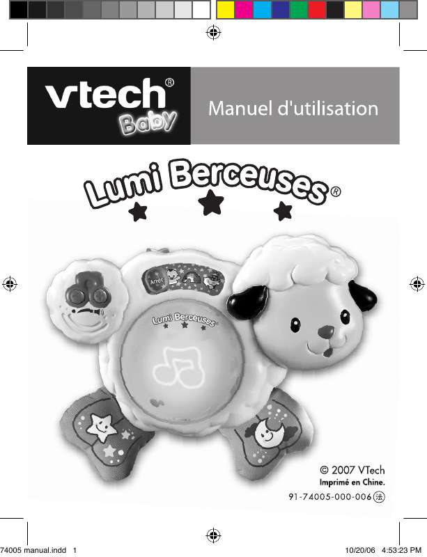 Guide utilisation VTECH LUMI BERCEUSES  de la marque VTECH