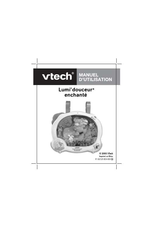 Guide utilisation VTECH LUMI DOUCEUR ENCHANT  de la marque VTECH