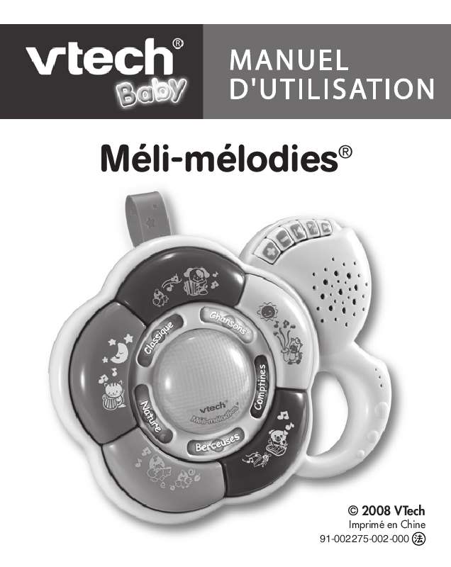 Guide utilisation VTECH MELI-MELODIES  de la marque VTECH