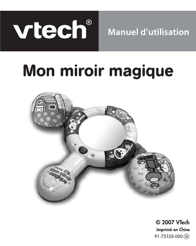 Guide utilisation VTECH MON MIROIR MAGIQUE  de la marque VTECH