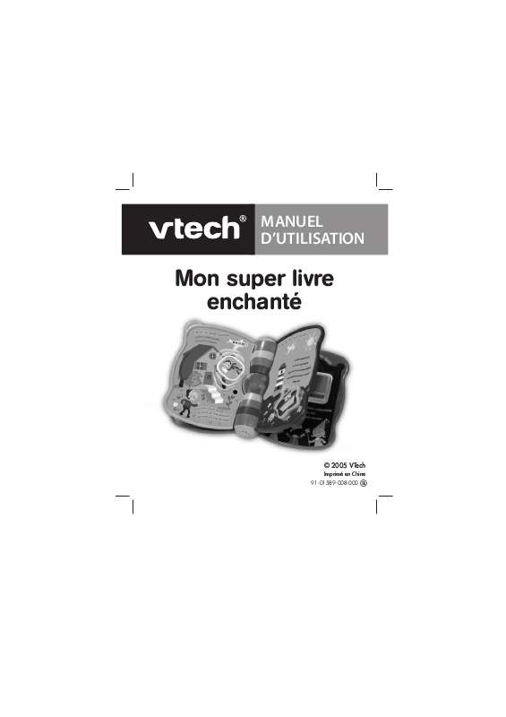Guide utilisation VTECH MON SUPER LIVRE ENCHANTE NOUVELLE VERSION  de la marque VTECH