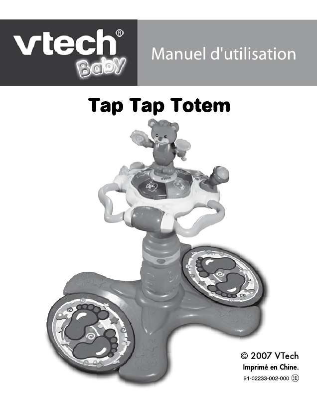 Guide utilisation VTECH TAP TAP TOTEM  de la marque VTECH