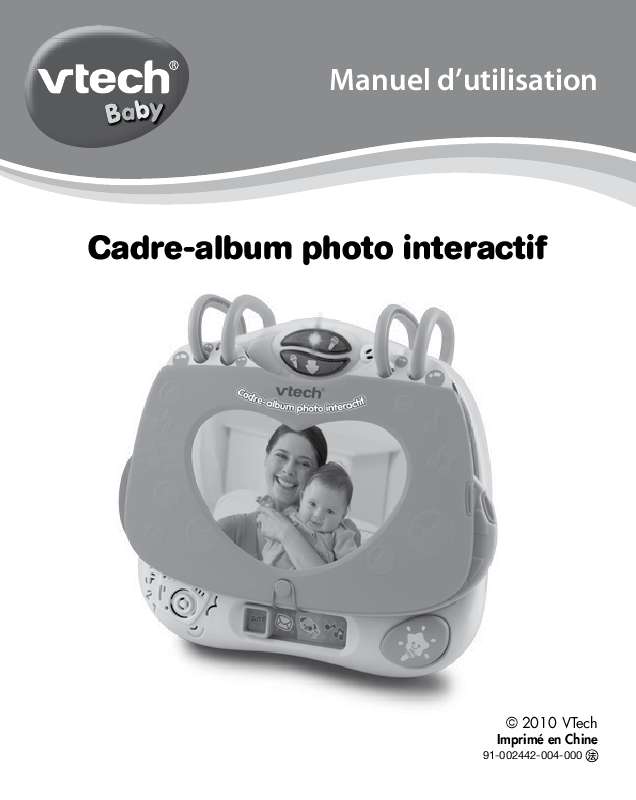 Guide utilisation VTECH CADRE-ALBUM PHOTO INTERACTIF  de la marque VTECH
