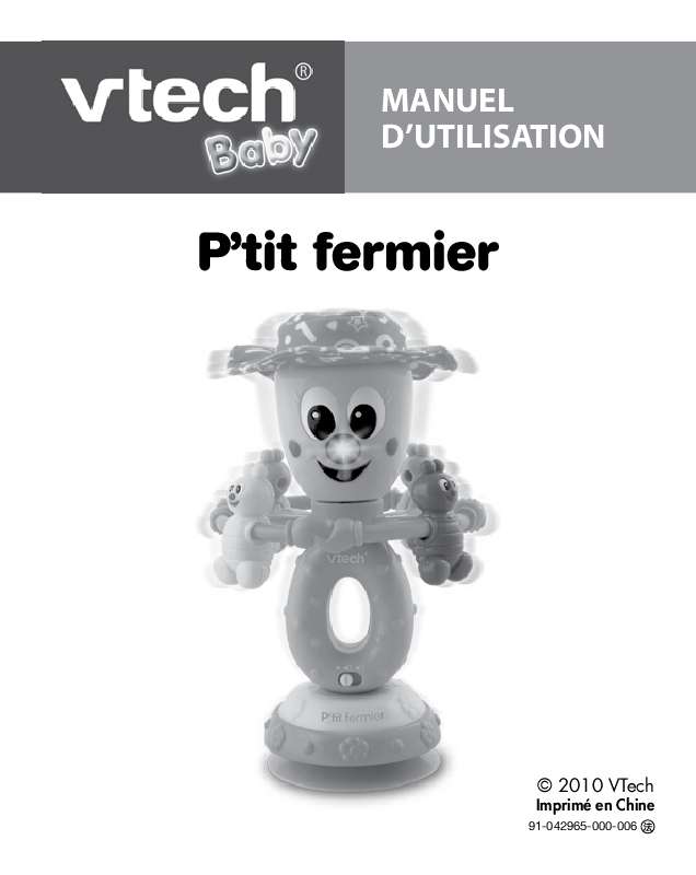 Guide utilisation VTECH PTIT FERMIER  de la marque VTECH