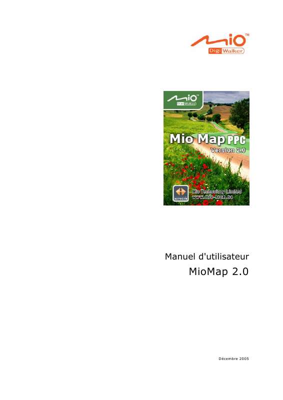 Guide utilisation MIO MIOMAP 2.0  de la marque MIO
