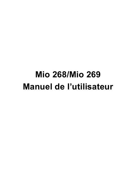 Guide utilisation MIO 268  de la marque MIO