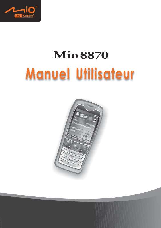 Guide utilisation MIO 8870  de la marque MIO