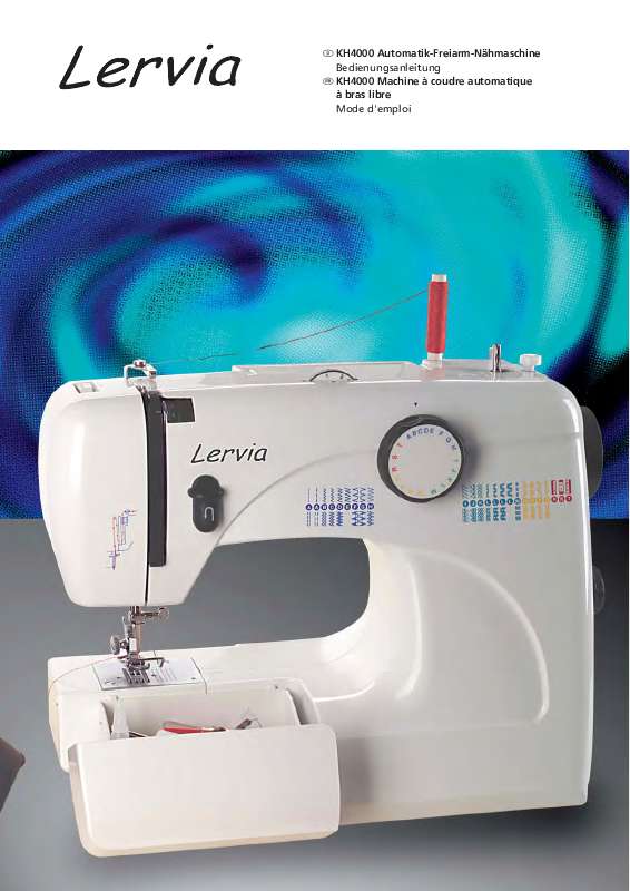 Guide utilisation  LERVIA KH 4000 AUTOMATIC FREE-ARM SEWING MACHINE  de la marque LERVIA