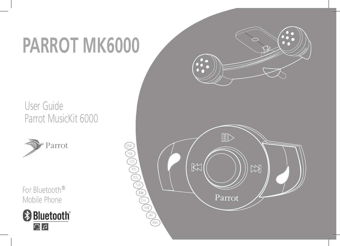 Guide utilisation PARROT MK6000  de la marque PARROT