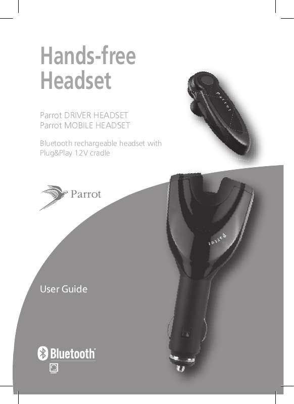 Guide utilisation PARROT MOBILE HEADSET  de la marque PARROT