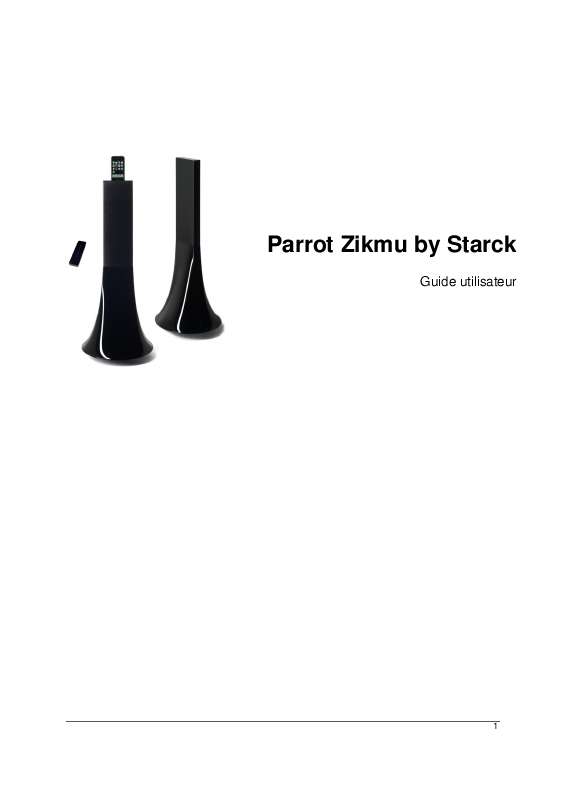 Guide utilisation PARROT ZIKMU  de la marque PARROT