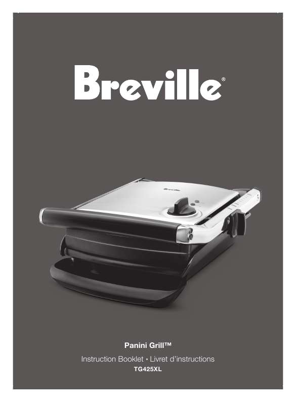 Guide utilisation  BREVILLE TG425XL  de la marque BREVILLE