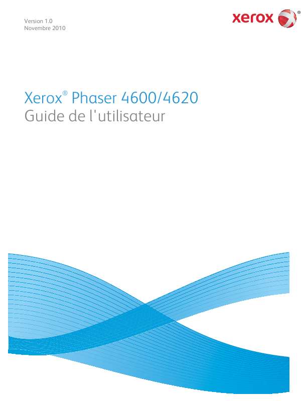 Guide utilisation XEROX PHASER 4600  de la marque XEROX