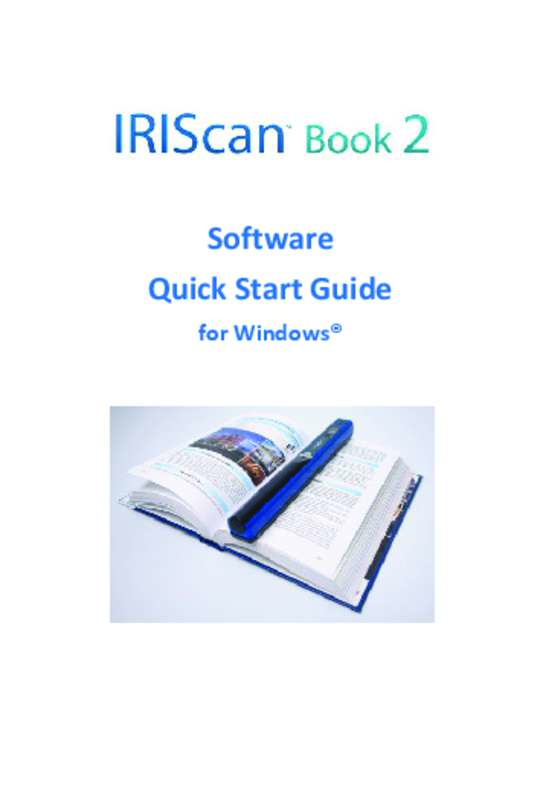 Guide utilisation IRIS SCAN EXPRESS 3  de la marque IRIS