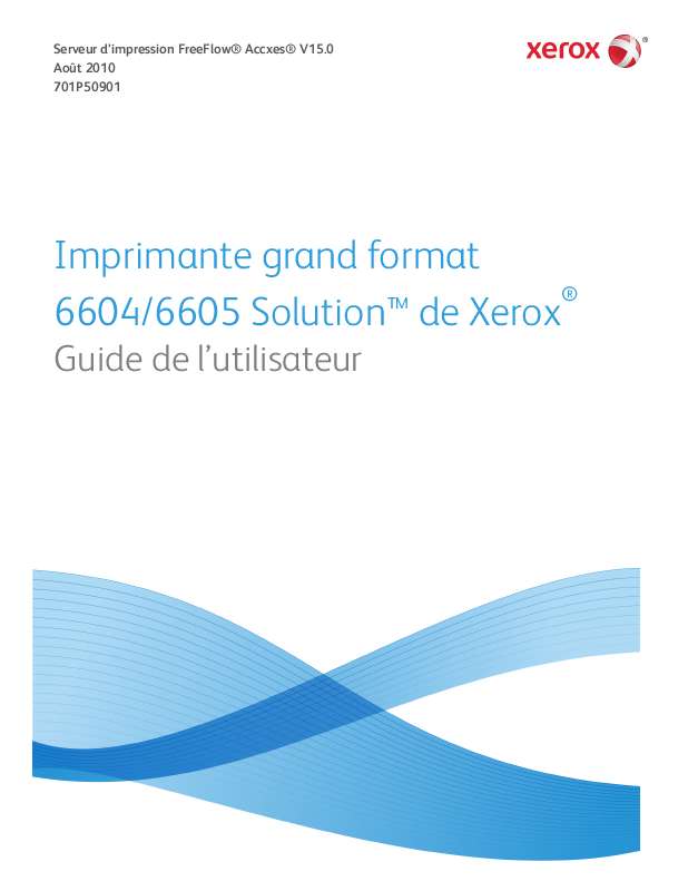 Guide utilisation  XEROX 6604  de la marque XEROX