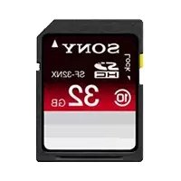 Manual SONY SF-32NX Memory Card