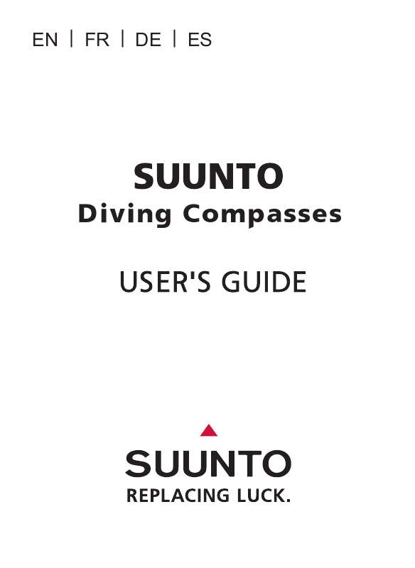 Guide utilisation SUUNTO SK-5  de la marque SUUNTO