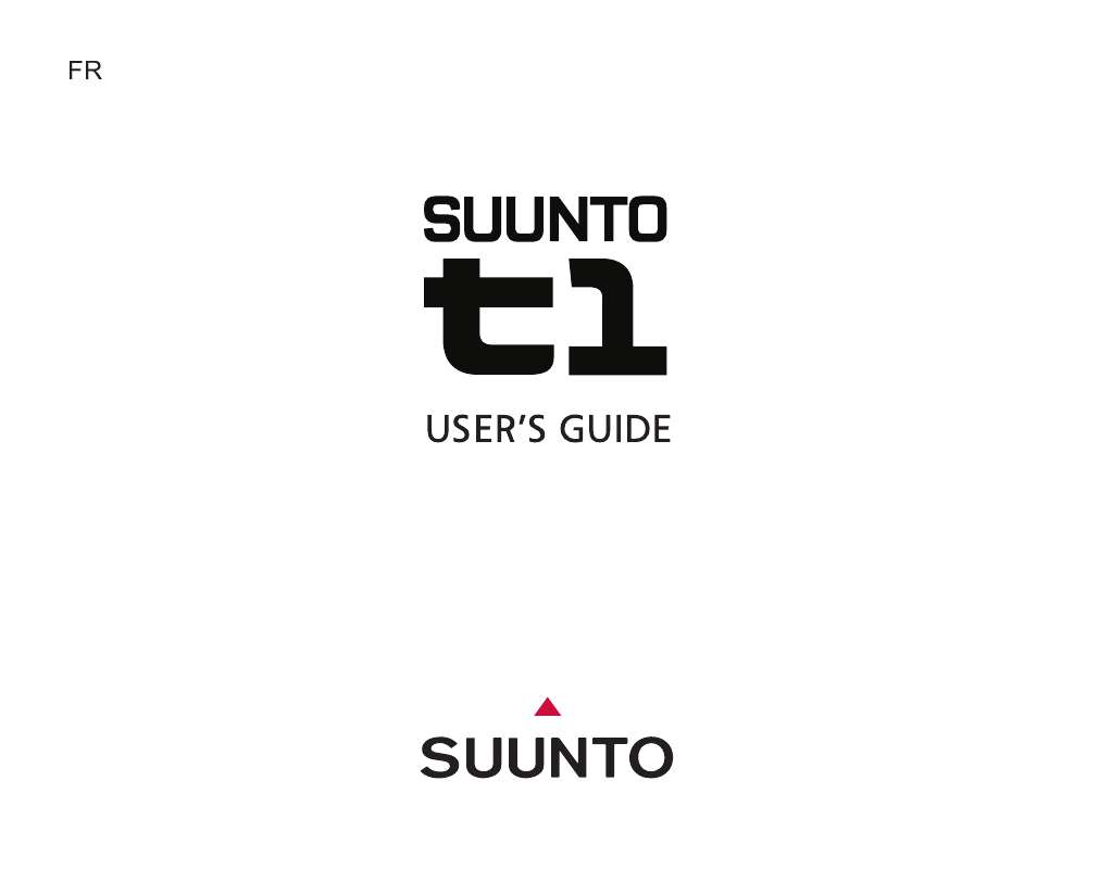 Guide utilisation SUUNTO T1  de la marque SUUNTO