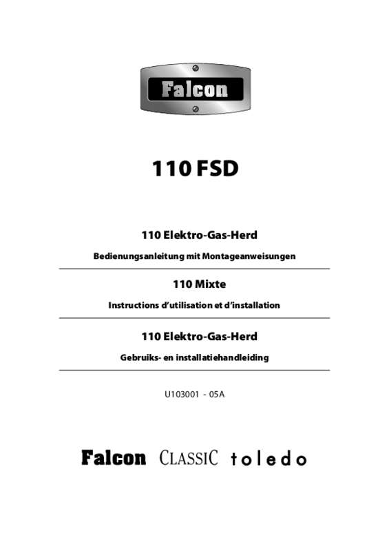 Guide utilisation FALCON TOLEDO 90 EIGY  de la marque FALCON