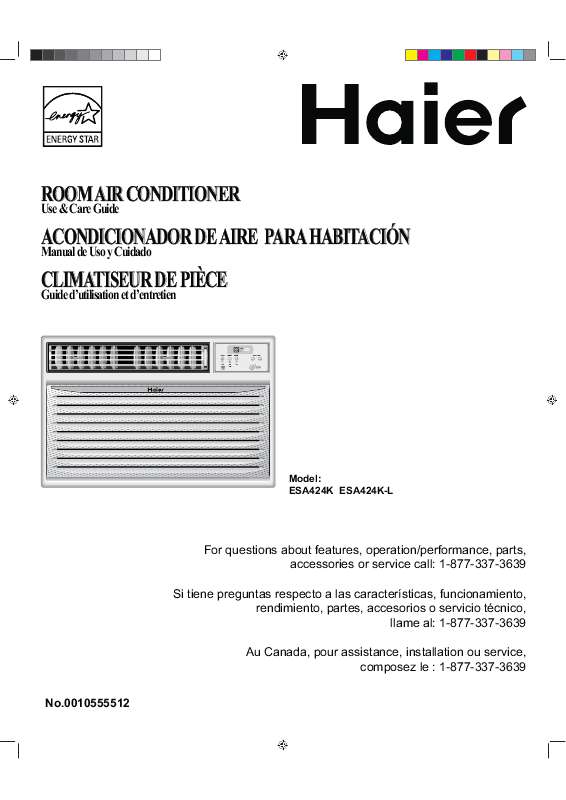 Guide utilisation  HAIER ESA424K-L  de la marque HAIER