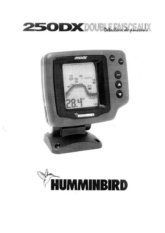 Guide utilisation HUMMINBIRD 250BX  de la marque HUMMINBIRD