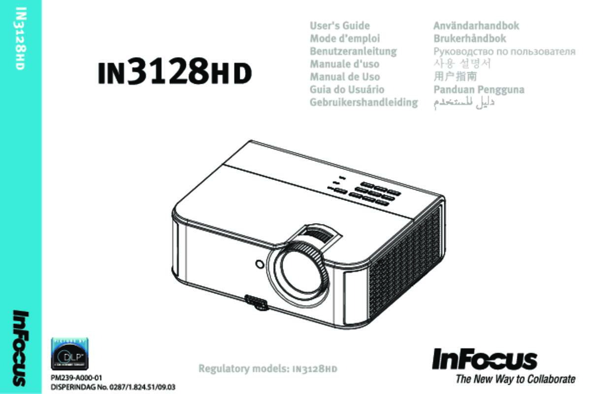 Guide utilisation INFOCUS IN3128HD  de la marque INFOCUS