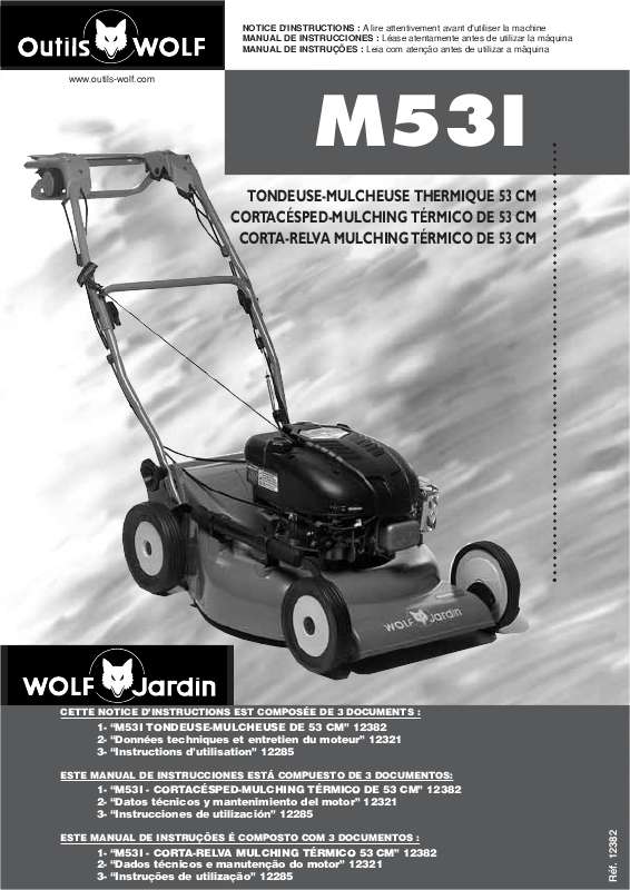 Guide utilisation WOLF M53I  de la marque WOLF