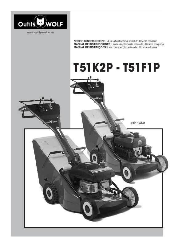Guide utilisation WOLF T51F1P  de la marque WOLF
