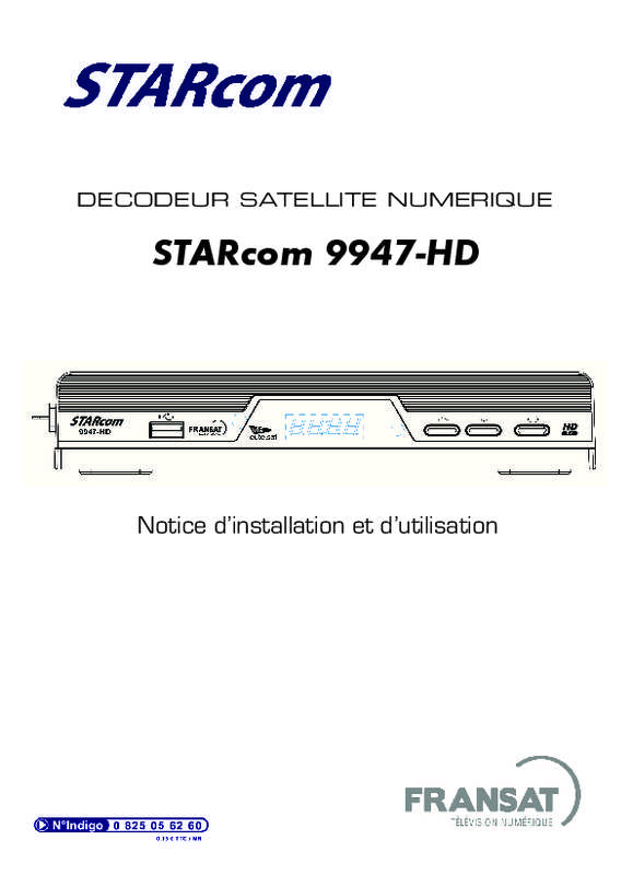Guide utilisation OPTEX STARCOM 9947-HD  de la marque OPTEX