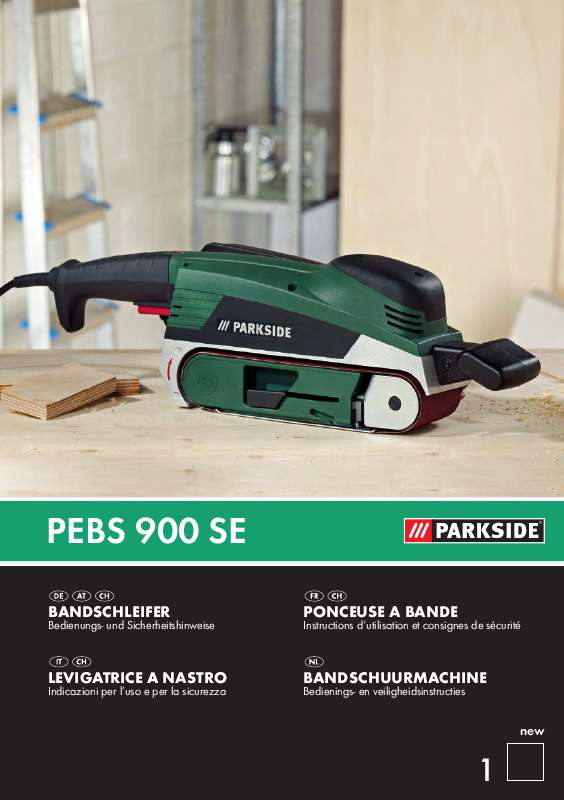 Guide utilisation  PARKSIDE KH 3020 BELT SANDER  de la marque PARKSIDE