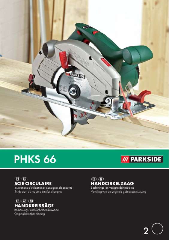 Guide utilisation  PARKSIDE KH 3026 CIRCULAR SAW  de la marque PARKSIDE