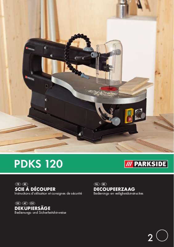 Guide utilisation  PARKSIDE KH 3038 SCROLL SAW  de la marque PARKSIDE